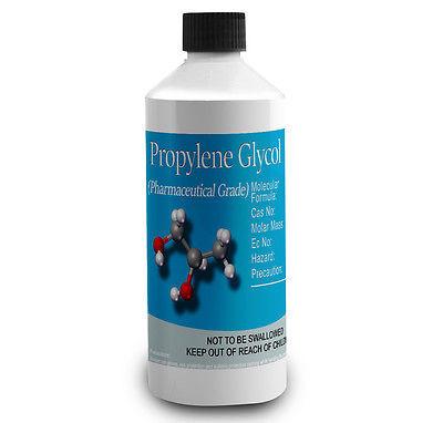 1 Litre of Propylene Glycol - PG Pharmaceutical Grade USP/EP 99.5%